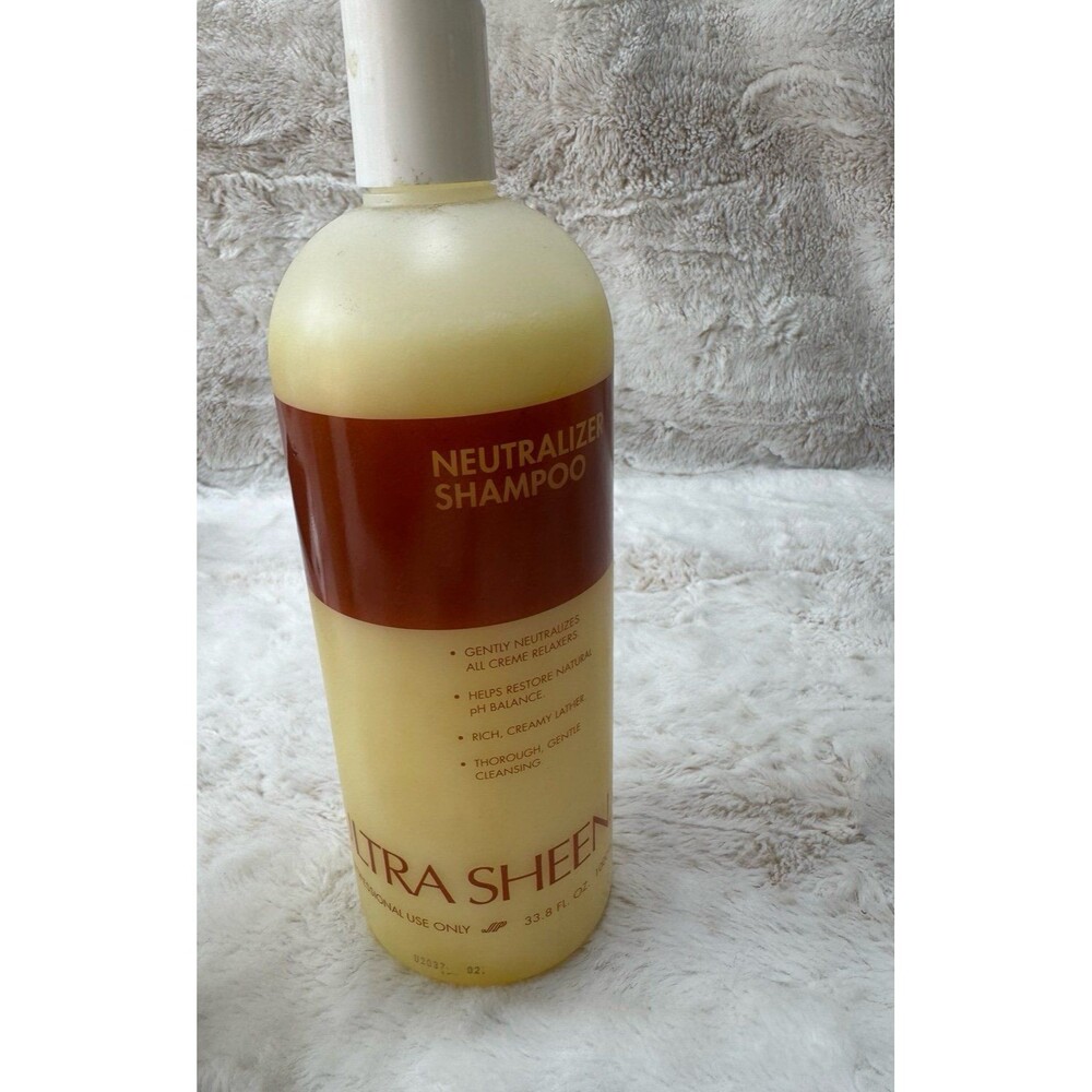 Vintage 2001 Johnson Products Ultra Sheen Neutralizer Shampoo 33.8 fl oz NEW